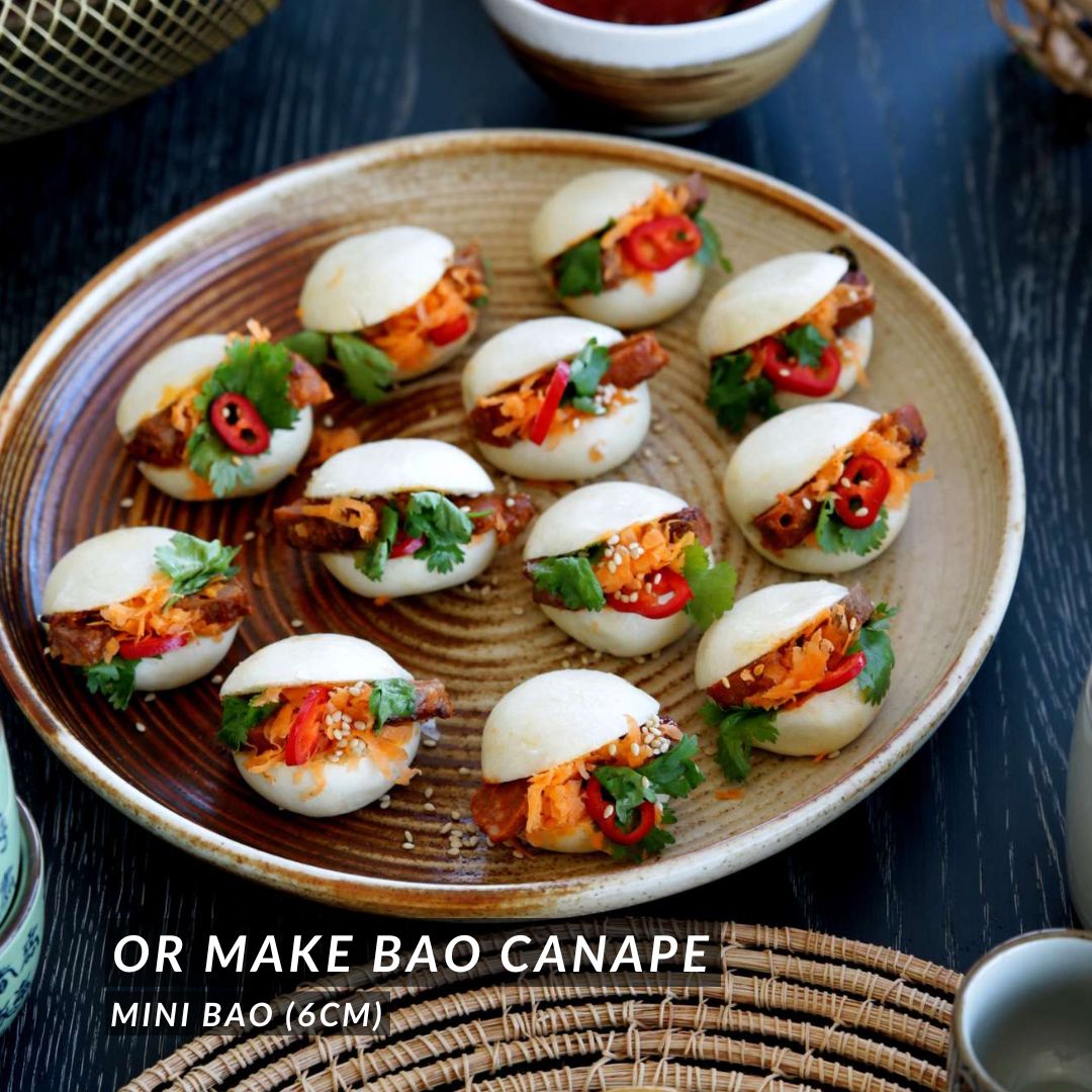 A. Frozen Bao Buns 20 Pieces (Halal, Vegan): delivering to JHB & PTA only