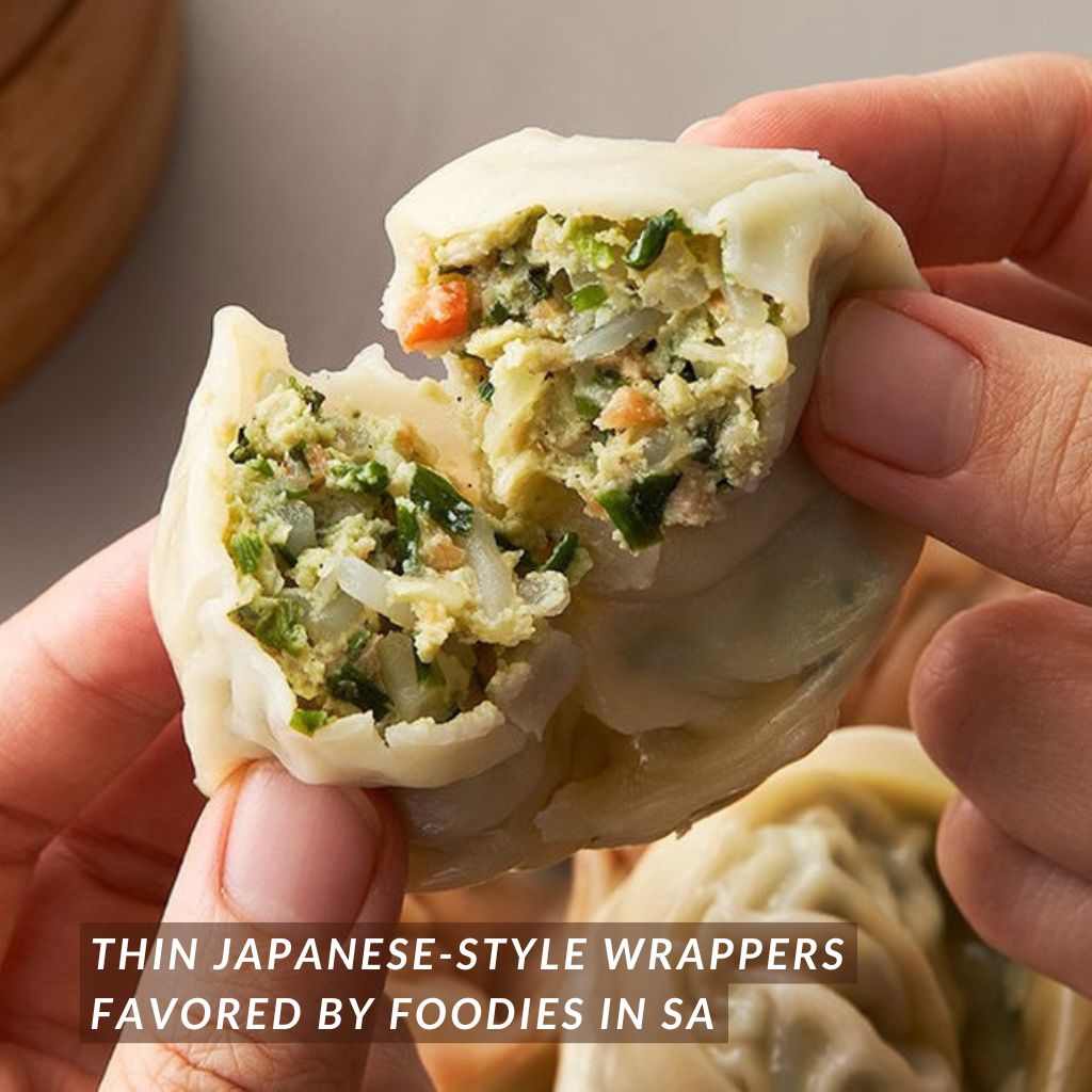 A. Gluten Free Dumpling Wrappers | Gyoza Skins, 25 Sheets (Frozen: Halal, Vegan): delivering to JHB & PTA only