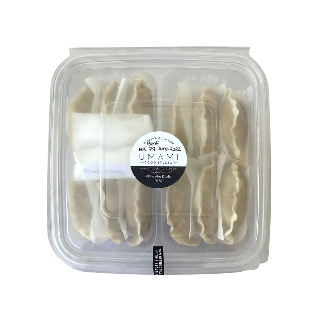 A. Korean BBQ Beef Dumplings 12 Pcs (Halal): delivering to JHB  north/central & PTA only_Dumplings