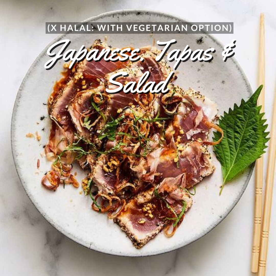 [Cooking Class] Gourmet Japanese Tapas &amp; Salads (4 hrs: summer curriculum)