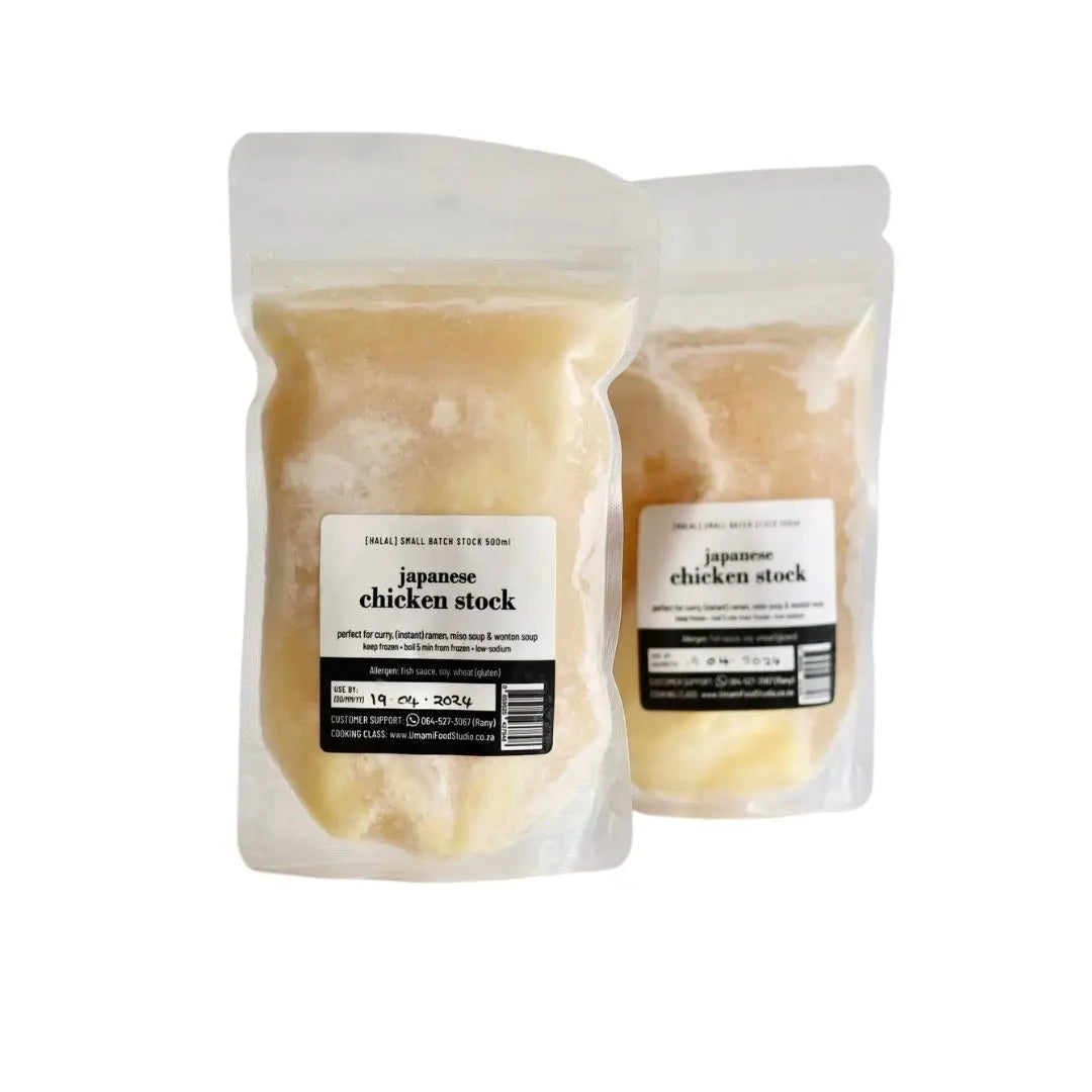 F. Frozen Japanese Chicken Stock | Chicken Bone Broth 500ml (Halal): delivering to JHB & PTA only_Stock & Broth