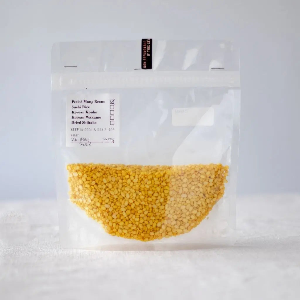 G. Dried Peeled Mung Bean 200g (Halal, Vegan)_Dry Produces