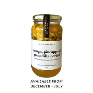 B. [Summer Edition] Mango Pineapple Cordial 450g (Halal, Vegan)