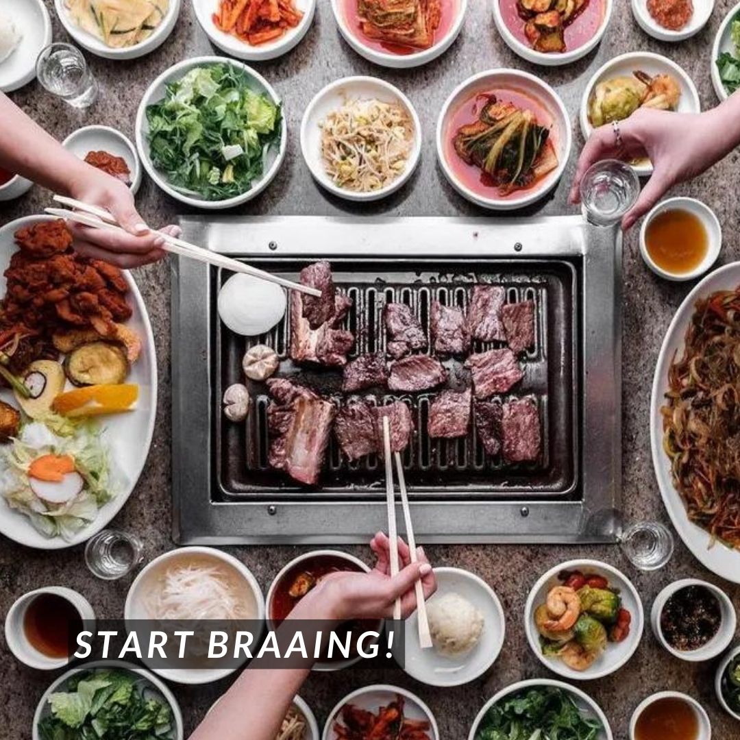 Korean BBQ cooking class in Johannesburg. Great for date night & home party