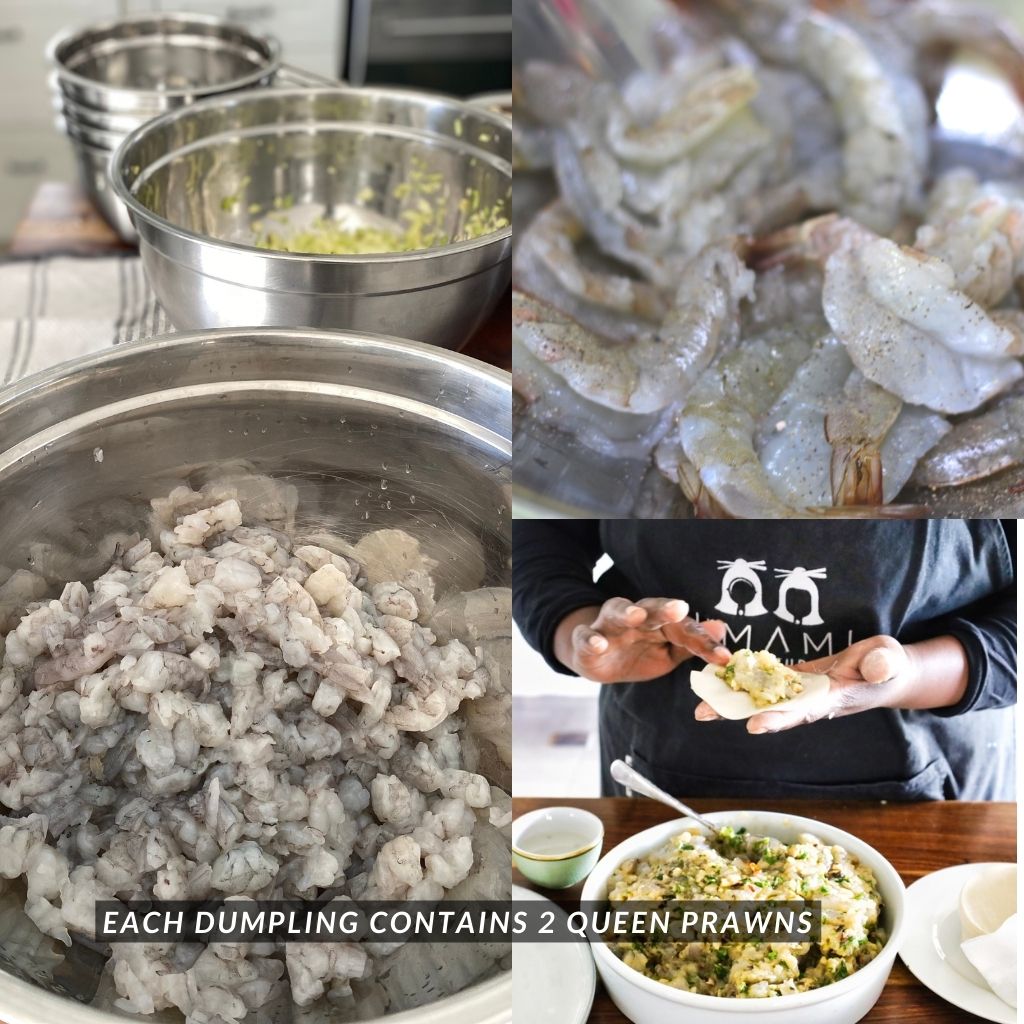 A. Thai Prawn Dumplings 12 Pieces (Halal, Pesca)