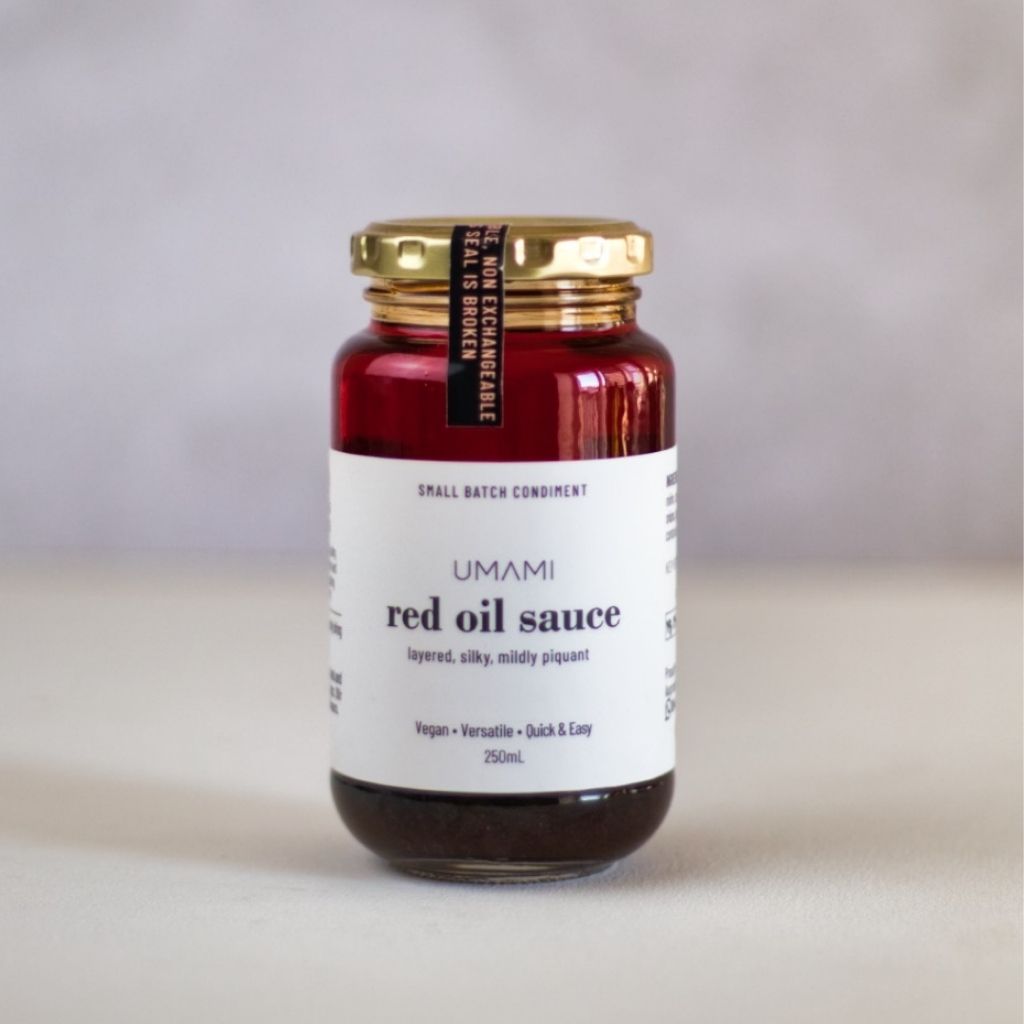 D. Red Oil Sauce 250ml (Halal, Vegan)