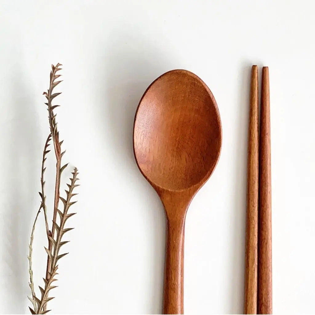 Kid Chopstick + Spoon Set, Tableware