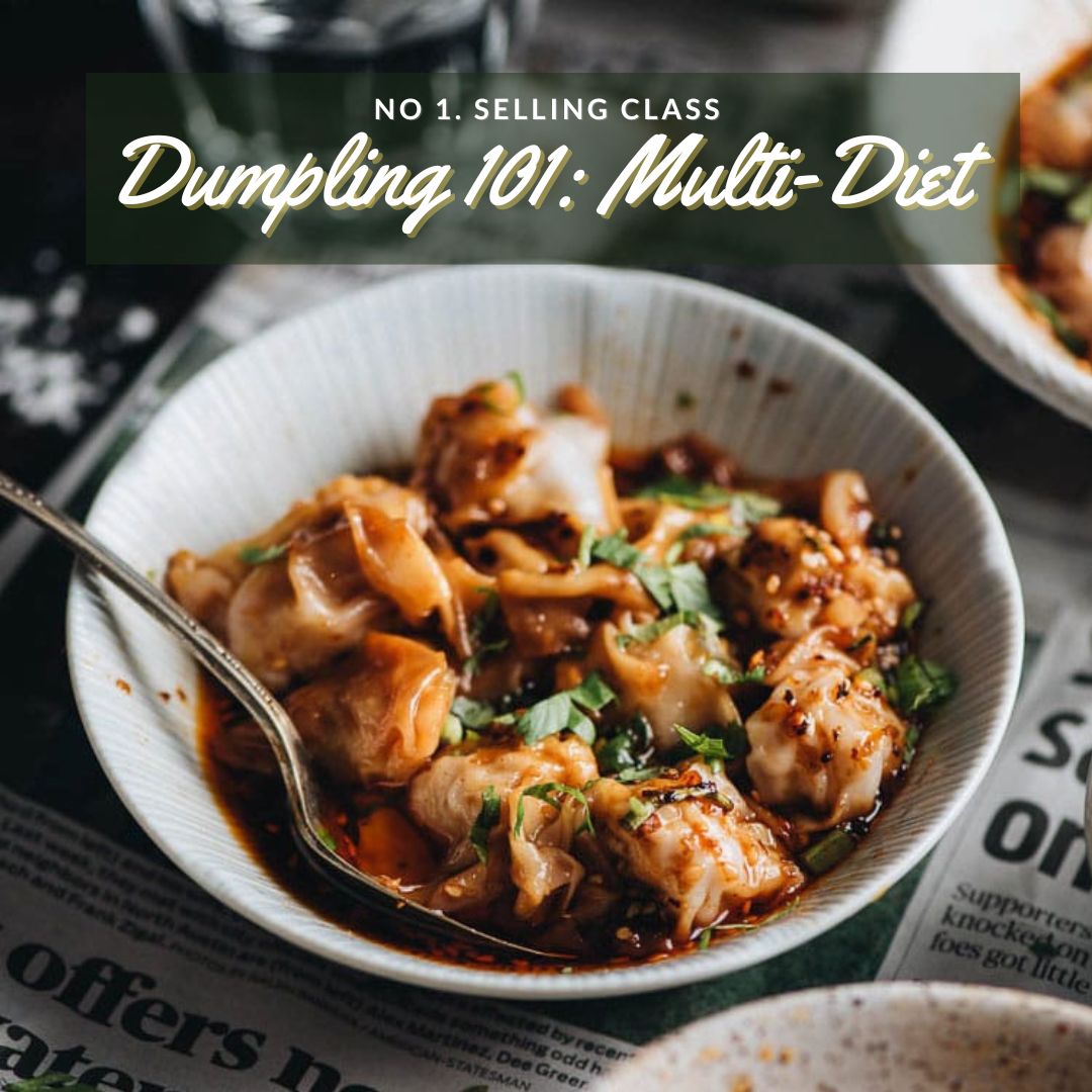 [Cooking Class] Dumpling 101: Vegetarian to Chicken (4 hr)