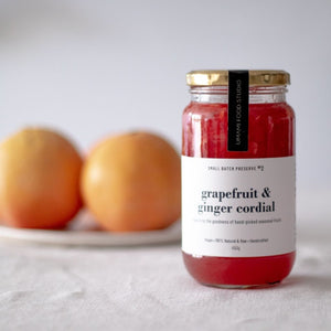 B. Grapefruit Ginger Cordial 450g (Halal, Vegan)
