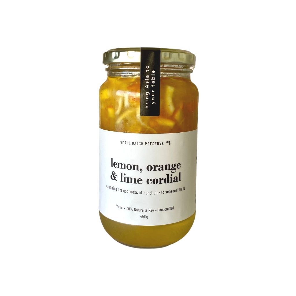 B. Lemon Orange Lime Cordial 450g (Halal, Vegan)